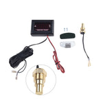 Digital Water Temperature Gauge Kit with Sensor Plug | 12V-24V Car Engine Monitor lifestyle view