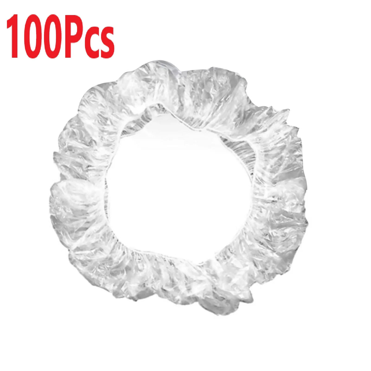 100 Pcs Universal Disposable Transparent Steering Wheel Cover