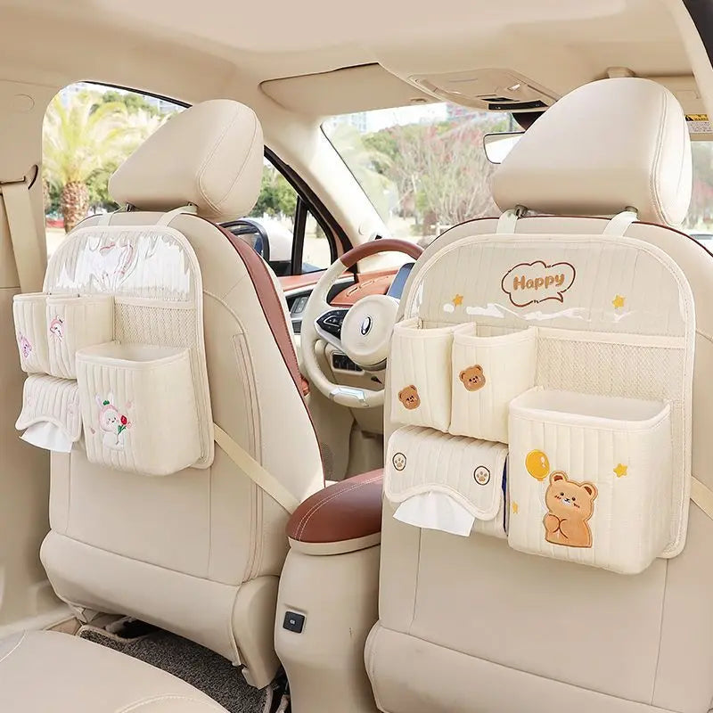 Car Seat Back Organizer Multifunctional Storage Bag Auto Rear Seat Hanging Pouch fo additional angle