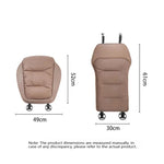New Car Seat Cushion Waist Cushion for Most Cars Breathable and Ventilated Nappa Leather All Season Seat Cushion