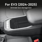 Suitable for 2024-2025 Kia Ev3 Armrest Storage Box, Center Console Storage Tray, Black C detail view