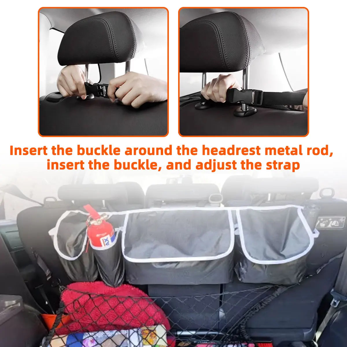 Car Seat Back Storage Bag Interior Organizer