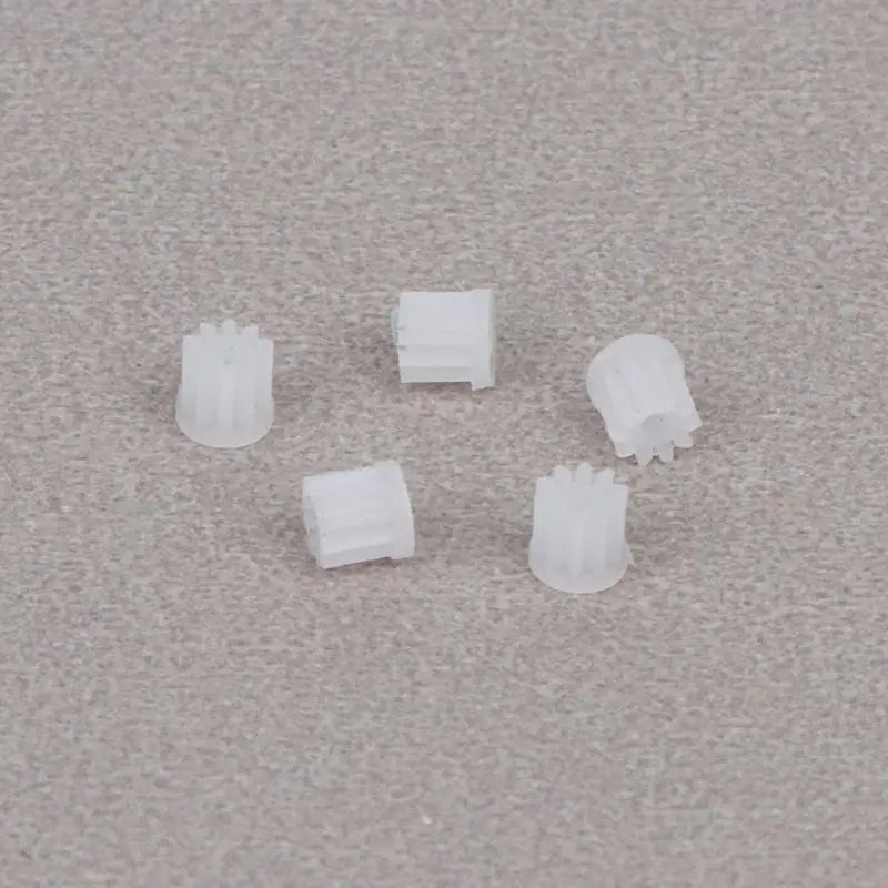 5/10Pcs M0.2 10 Teeth Plastic Pinion For 0.8mm Motor Shaft Wear Resistant Transmission Gear Accessories For RC Toy