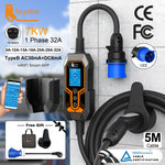 feyree TS-NACS EV Charger | 32A 7KW Portable Charger with APP Control for Tesla alternate view