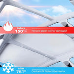 Sunroof Sunshade for Tesla Model 3 Old Version & Highland Refresh | Double-Layer Heat Re detail view