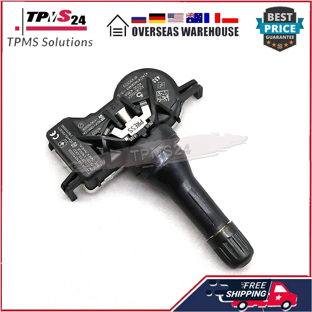 4PCS 433MHz TPMS Sensors for Alpine A110 Lada Nissan Renault | Pre-Programmed Tire Pr lifestyle view