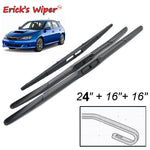 Wiper Blades Set for Subaru Impreza 2007-2014 | Front and Rear Windshield Replacement