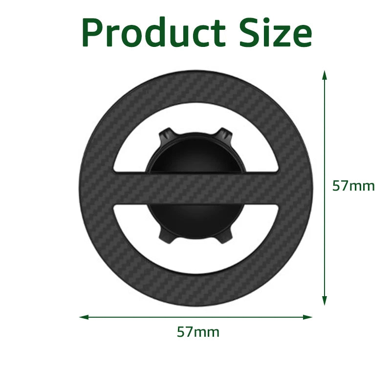 MagSafe Magnetic Car Phone Holder Base for 17mm Ball Head additional angle