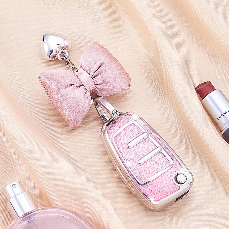 Luxury Diamond Pattern TPU for Audi A1 A3 A4 A5 A6 A7 Q3 Q5 S6 B6 B7 B8 C6 8P 8V 8L TT close-up view