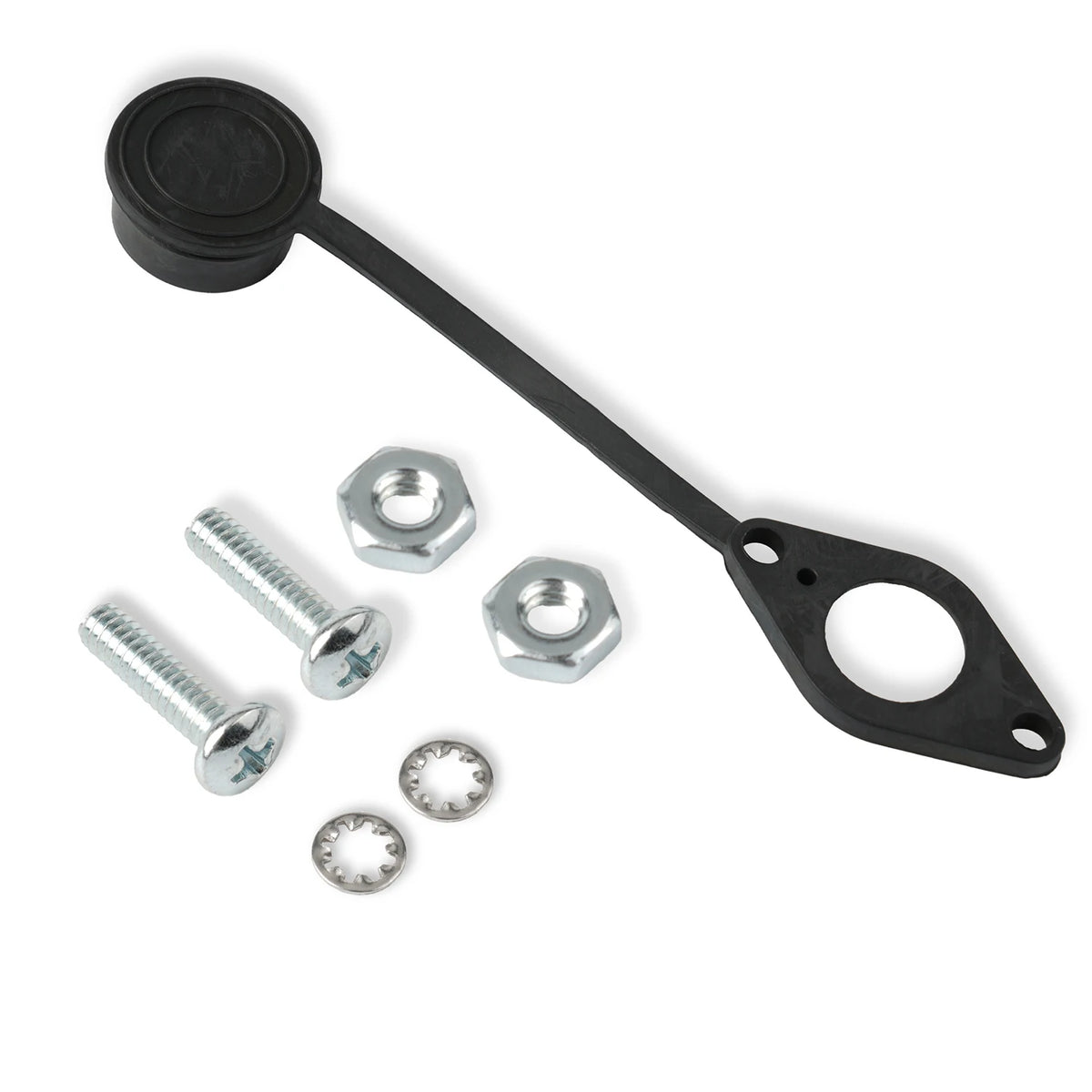 Truck Electric Winches Remote Control Socket Rubber Dust Cover Cap Mount Kit