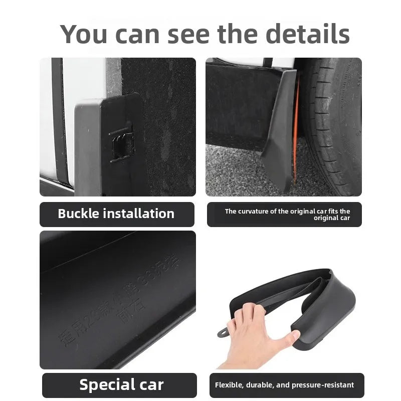 Xpeng G6 Mud Flaps (2023–2025) | Waterproof Splash Guards & Fender Mudguards lifestyle view