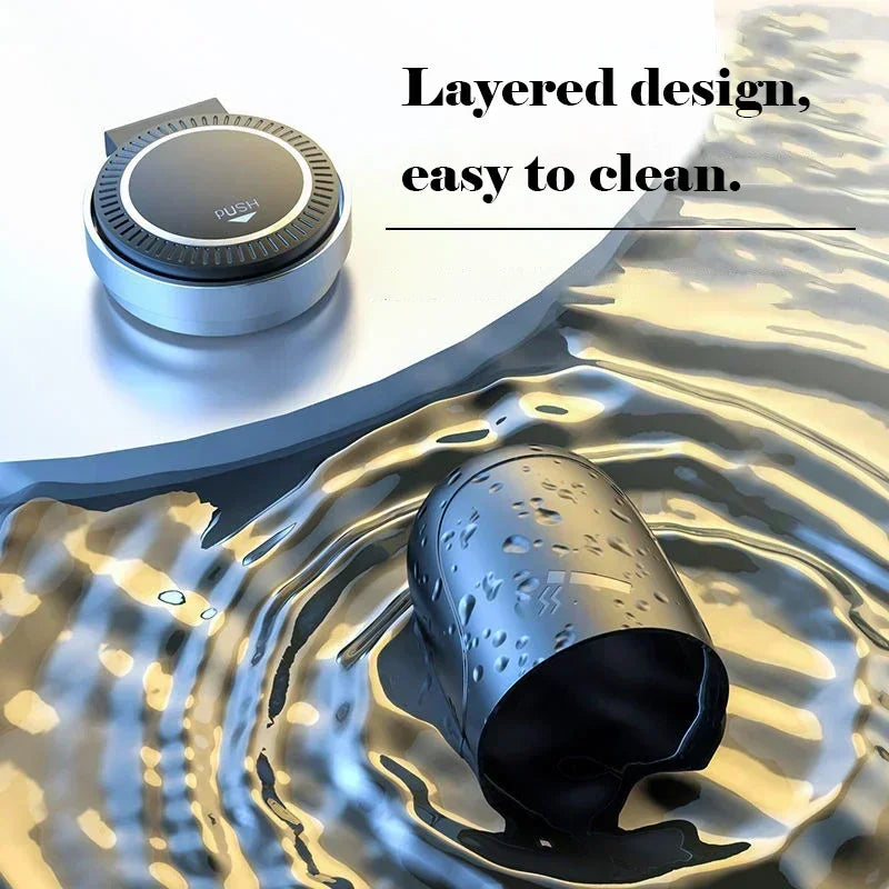 Car Ashtray With LED Light Alloy Cup