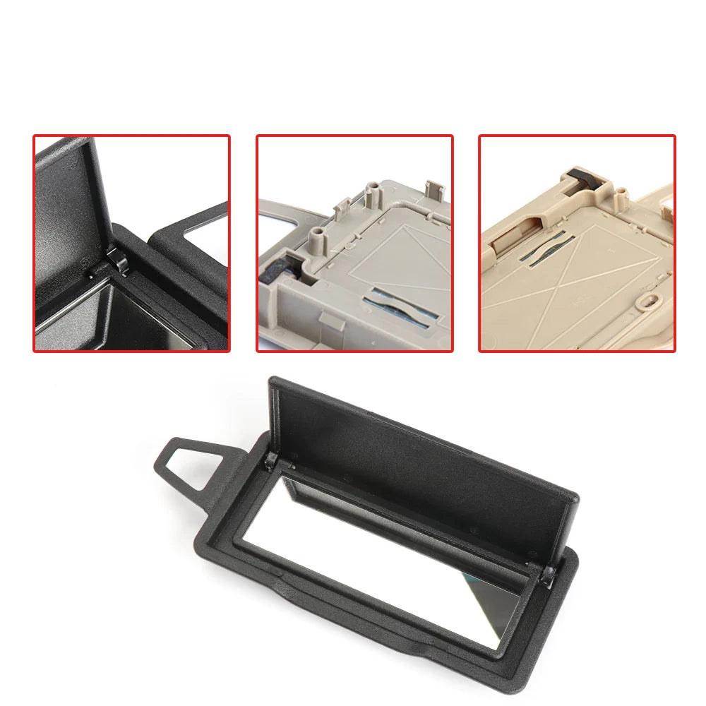 W204 X204 Car Sun Shade Visor Makeup Cosmetic Mirror Cover For Mercedes BENZ C GLK C204 C200 C250 C260 GLK300 2048104510