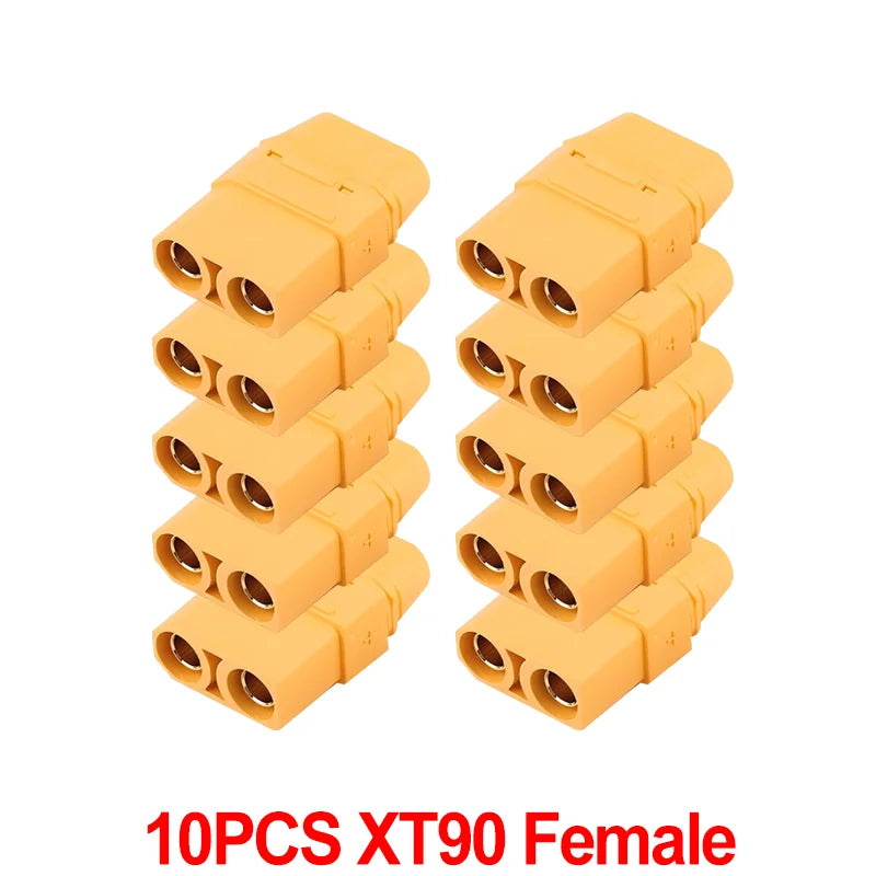 XT90 Male Female Bullet Connectors Copper Wire Plugs for RC Lipo Battery detail view