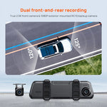 70mai S410 Rearview Dash Cam | 9.35-Inch Touch Screen Dual 2K+1080P Car DVR alternate view