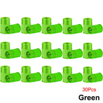 Plastic Tire Valve Caps with Built-in Valve Core Remover | Universal Stem Covers for alternate view
