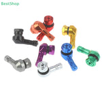 2* Aluminum Alloy Motorcycle Valve Stems | 90 Degree Tubeless Tire Valve for Rims additional angle