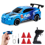 1/64 Drift RC Car with LED Lights 2.4G Remote Control additional angle