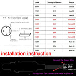 52mm Air Fuel Ratio Gauge with Narrowband O2 Sensor | 12V Stepper Motor additional angle