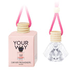Perfume bottle car perfume, long-term car air freshener, car perfume used for car inte close-up view