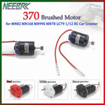 370 Brushed Motor Metal Gearbox Transmission for MN82 MN168 MN99S MN78 LC79 Upgrade Accessories 1/12 RC Car Crawler Car Model