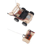 DIY RC Car Model Assemble Kit Mini Teaching Learning STEM Project Science Education A alternate view