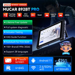 MUCAR 892BT PRO Topology AI Key Programmer Automotive Diagnostic Tool J2534 Bidirectional Car Obd2 Scanner ECU Coding CANFD DOIP