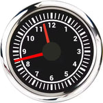52mm 12-Hour Digital Clock Gauge | 8-Color Backlight for Car Truck Yachts alternate view