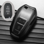 Soft TPU Car Key Case Cover Shell Fob Holder for Peugeot 308 408 508 2008 3008 4008 5008 for Citroen C4 C6 C3-XR Accessories