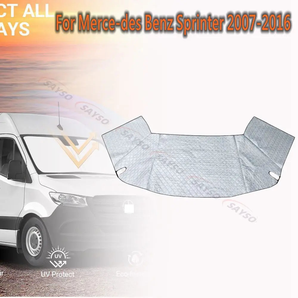 Windshield Cover for Mercedes-Benz Sprinter 2006-2018 / 2018-2025 VW Crafter | 600D additional angle