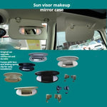 Car Front Sun Visor Makeup Mirror Plastic Cover Sunshade Lid Replacement For BMW Mini Cooper R55 R56 Interior Accessories