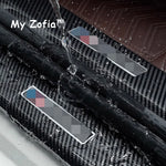For Leapmotor T03 2025 2026 Car Door Strip Threshold Sill Protector Cover Carbon Fibe lifestyle view