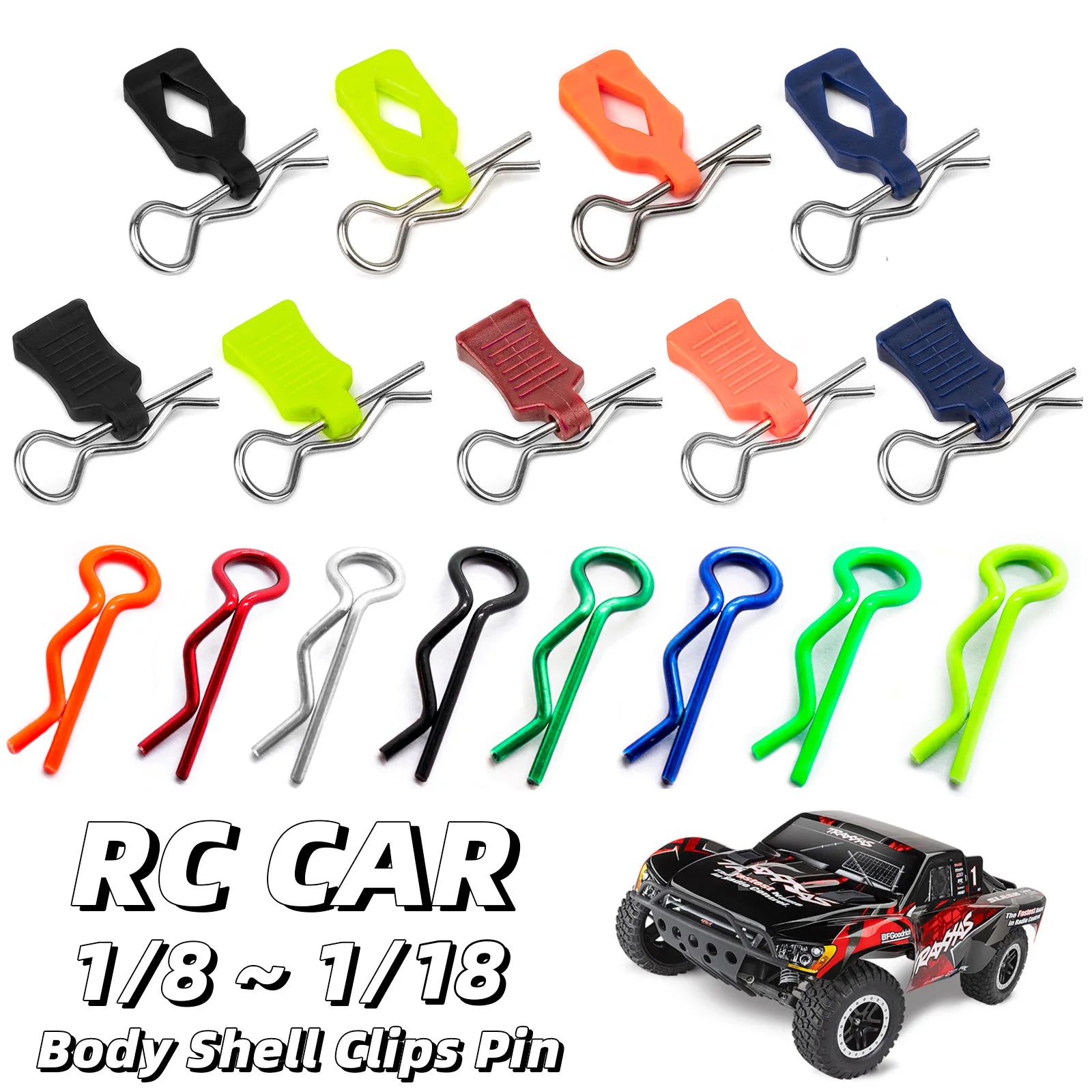 RC Car Body Shell Clips Pin Buckle 1/10 1/12 1/16 D90 detail view
