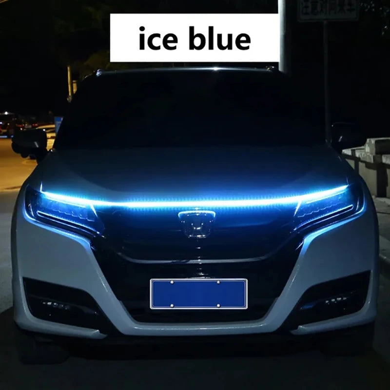 150cm LED Daytime Running Light Scan Starting Car Hood Decorative Lights DRL Auto Eng alternate view