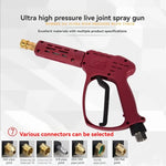 High-Pressure Power Washing Gun | Car Wash Nozzle with Fan Spray