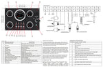 Car Boat Diesel Engine 5 Gauge Instrument Panel Set | GPS Speedometer Tachometer Fuel lifestyle view