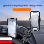 Lcars Car Dashboard Phone Holder, 360-Degree Adjustable Car Phone Mount with Anti-Slip Silicone Clip [Multi-Angle Stability] Suitable for All Smartphones