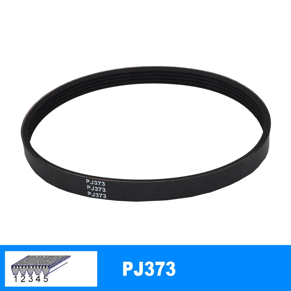 PJ373 Mini Drive Belt 3/4/5/6/7 Ribs For RC Model Motor Rubber Conveyor belt close-up view