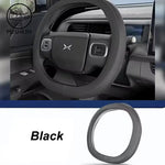 For XPeng Xiao Peng G6 2023 2024 2025 Car Steering Wheel Cover Leather Non-slip Auto Interior Accessories