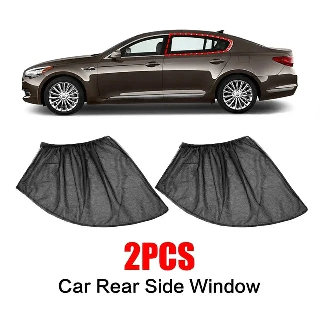 Car Side Window Sunshade Mesh Curtains for SUV alternate view