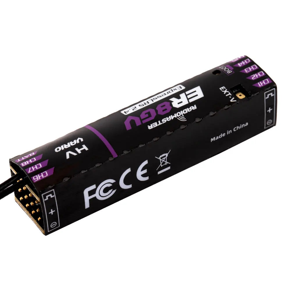 Radiomaster ER8GV 8CH PWM CRSF ExpressLRS Receiver For Fixed-wing Aircraft Gliders alternate view