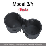 Tesla Model 3 & Model Y Cup Holder Insert | Non-Slip Center Console Organizer close-up view