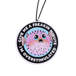 Raccoon Quotes Fragrant Paper Car Air Freshener | Solid Perfume Hanging for Home and A close-up view