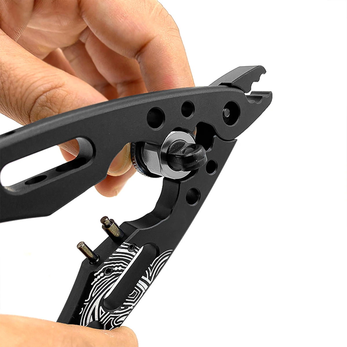 RS RC Shock Shaft Ball End Pliers Aluminum Alloy For 1/10 1/8 RC Car close-up view