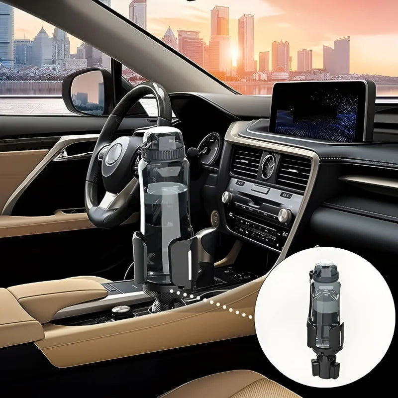 64oz Large Cup Holder Expander for Car | Expandable Cup Holder Adapter with Adjusta additional angle