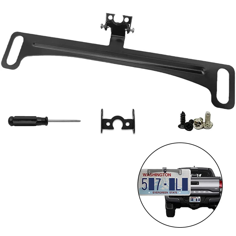 License Plate Frame with Integrated Rear View Camera | High Quality, Universal Fit