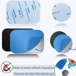 Magnetic Metal Plate Disks for Car Phone Holder, 10-Piece Iron Pack close-up view
