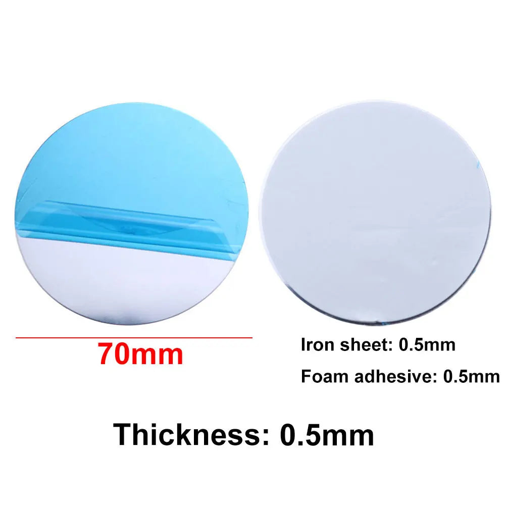 JCD 10pcs Silver Magnetic Metal Plate for Car Phone Holder | Universal Iron Sheet Mou alternate view