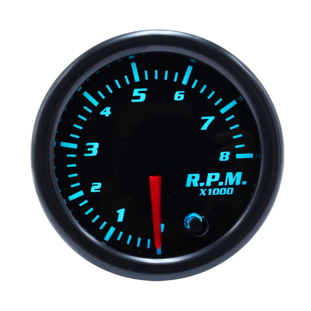 New 2-Inch Auto Tachometer Colorful Car Mod Voltmeter Water & Oil Temperature Gauge Turbo Gauge
