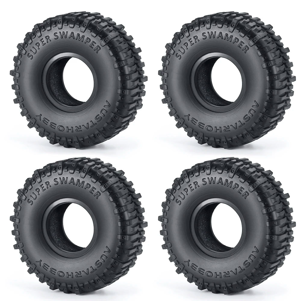 1.0 Inch Soft Rubber RC Crawler Tires 4Pcs for TRX-4M Axial SCX24 alternate view